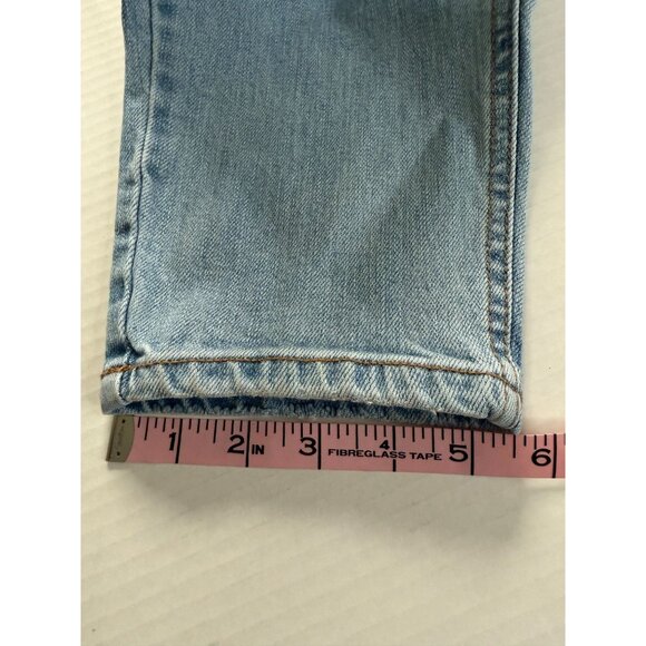 Old Navy Denim Overalls Women’s Size 8 Blue Stretch Cotton Straight Leg Casual - Picture 13 of 14